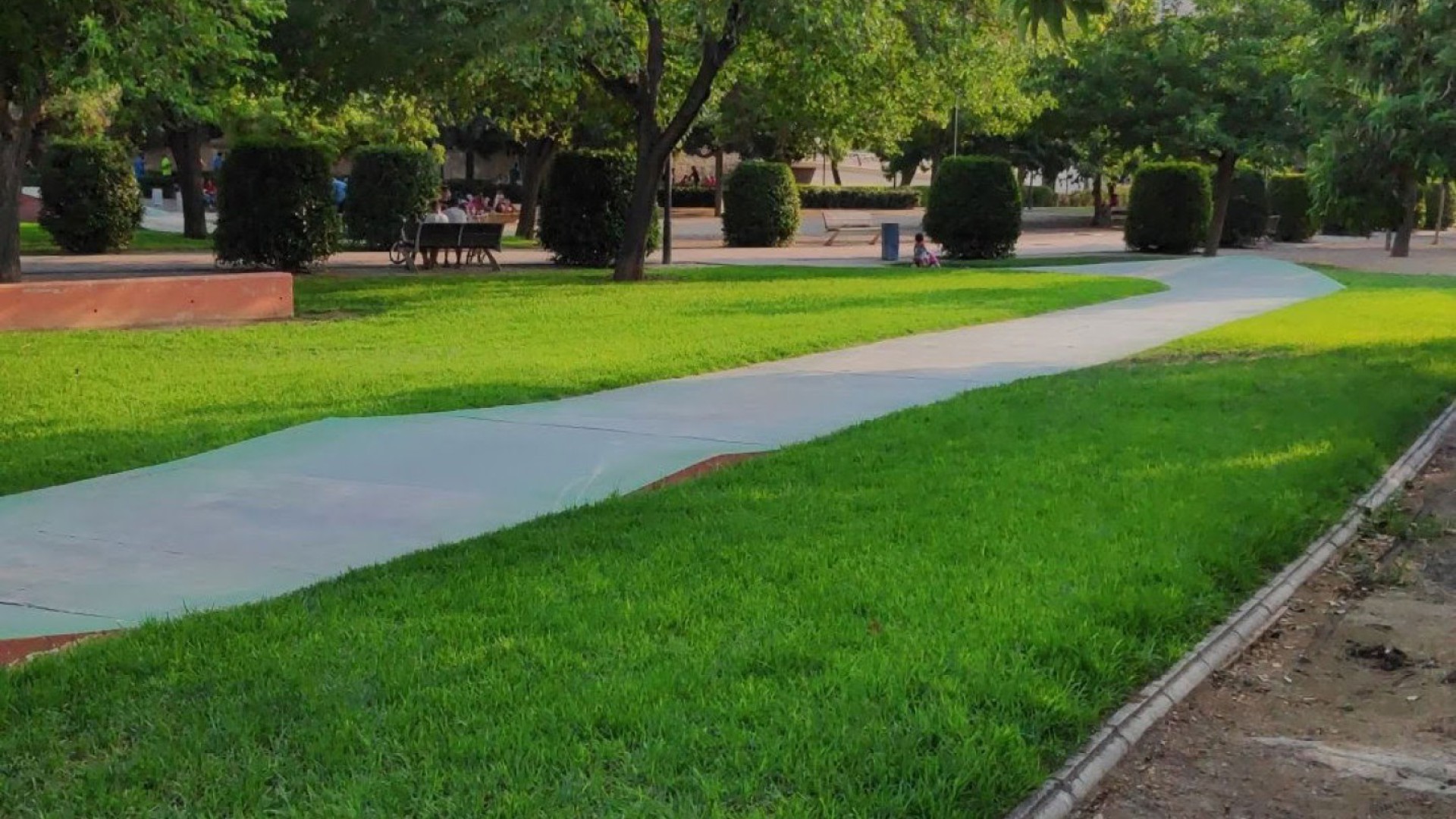 Zona de patinaje infantil